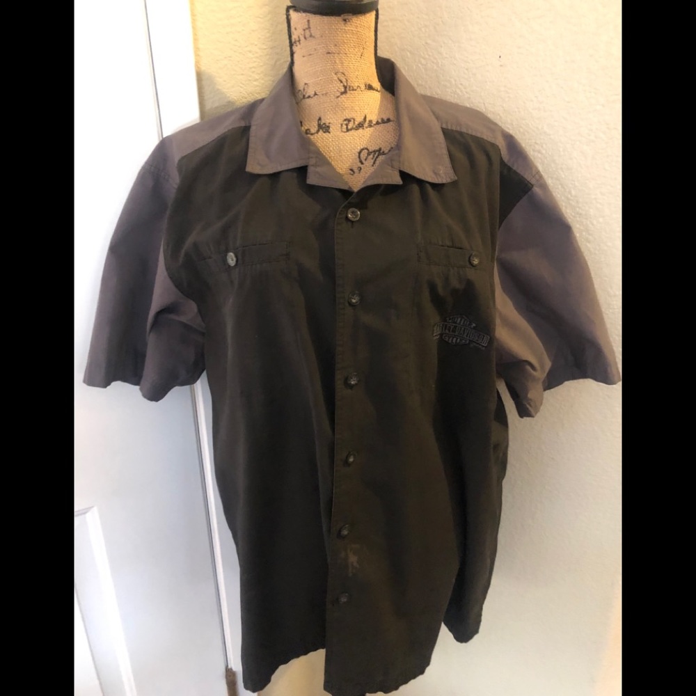 Harley Davidson button up shirt